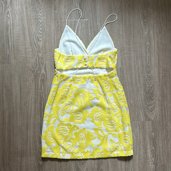 Maeve yellow open back dress - Picture 3 of 8